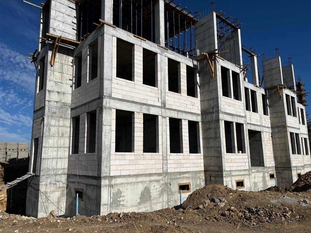 Kaymakam Tok, Emniyet Müdürlüğü Inşaatını Denetledi