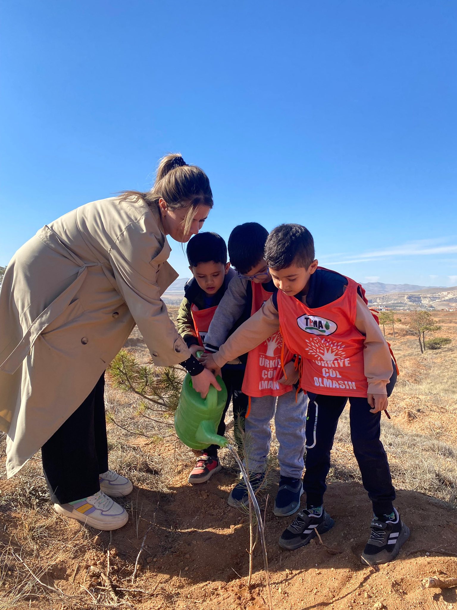 Kırşehir’de Aşıkpaşa’da Fidanlar Umuda Dönüştü3