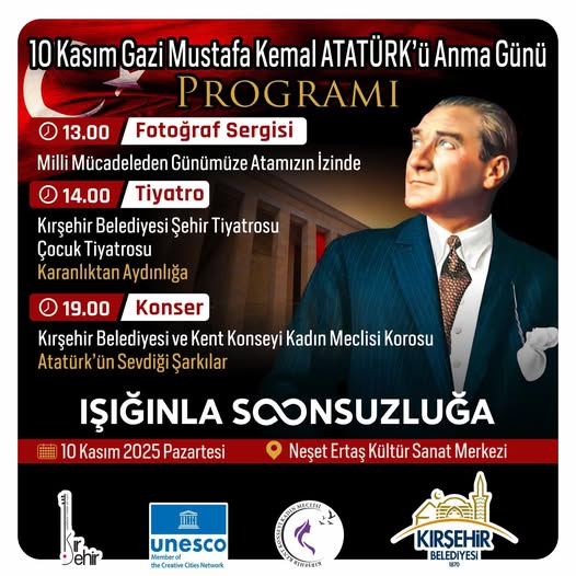 Kırşehir’de Atatürk’ün İzinde Bir Gün Olacak