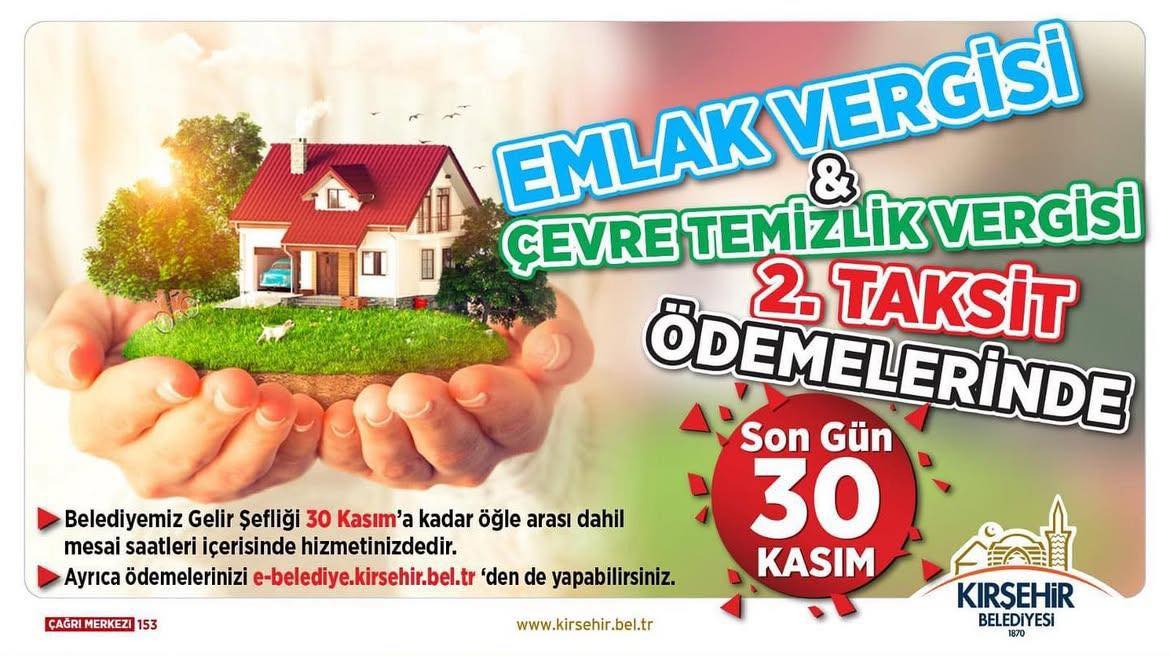 Kırşehir’de Belediye Vezneleri Öğle Arası Da Açık Olacak
