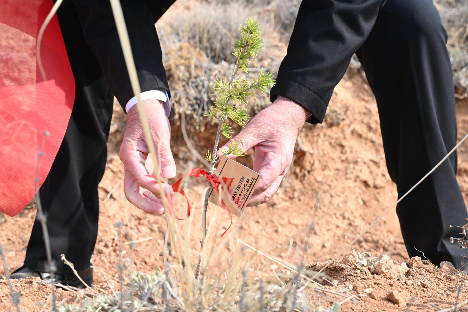 Kırşehir’de Fidanlar Şehitler İçin Toprakla Buluştu2
