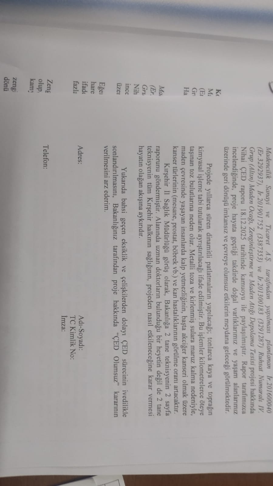 Kırşehir’de Altın Madenine Çed Onayı2