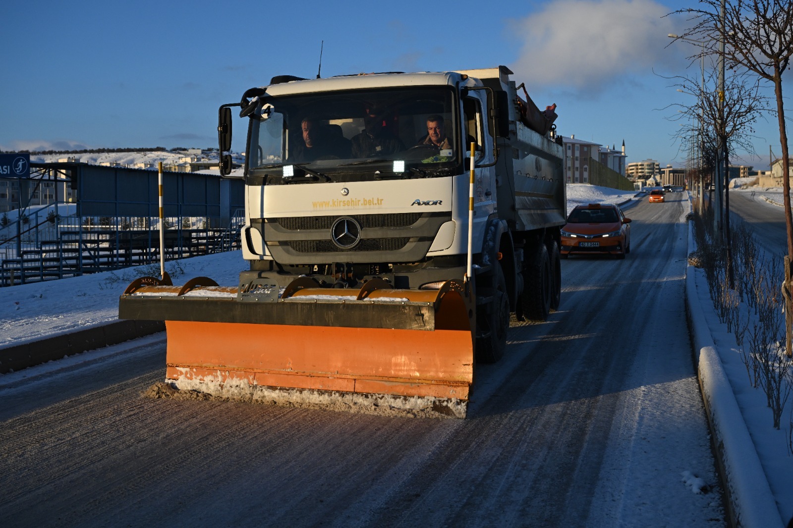 Kırşehir’de Karla Mücadele