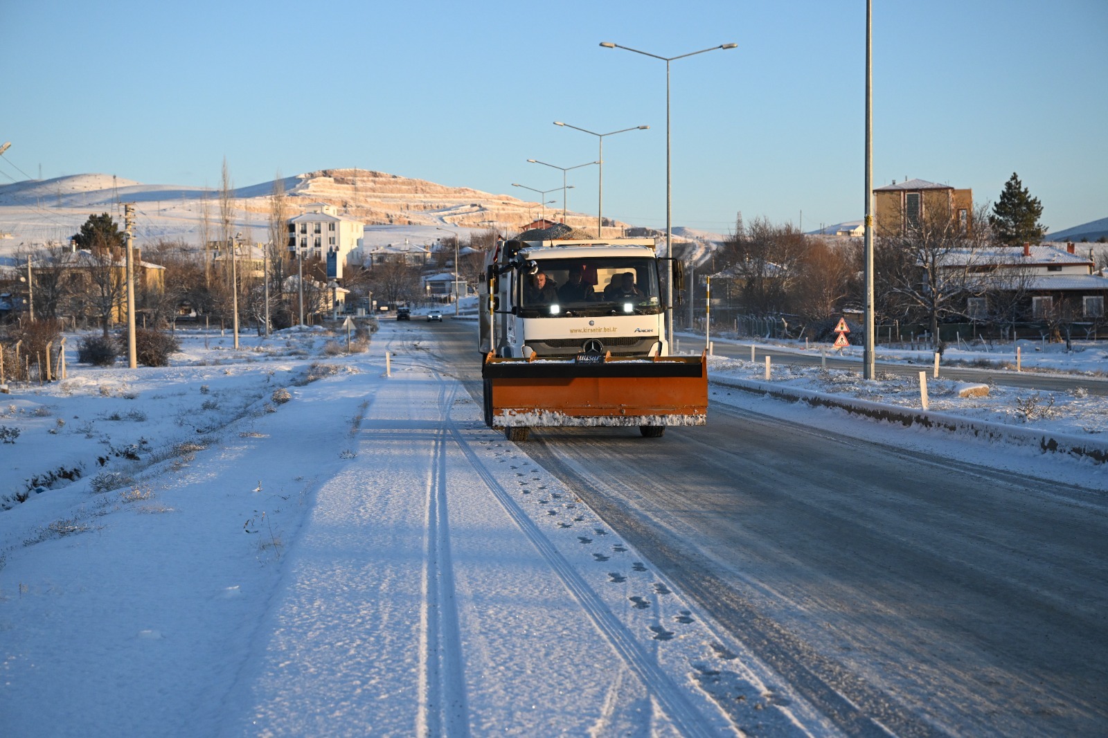 Kırşehir’de Karla Mücadele2