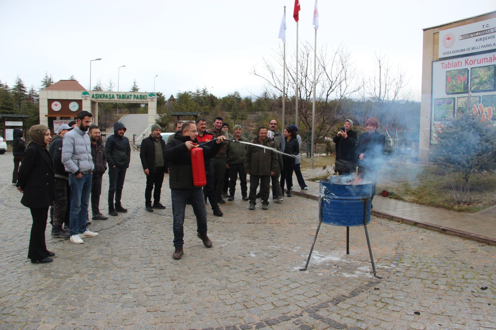 Kırşehir’de Milli Parklar Personeline Yangın Söndürme Eğitimi1