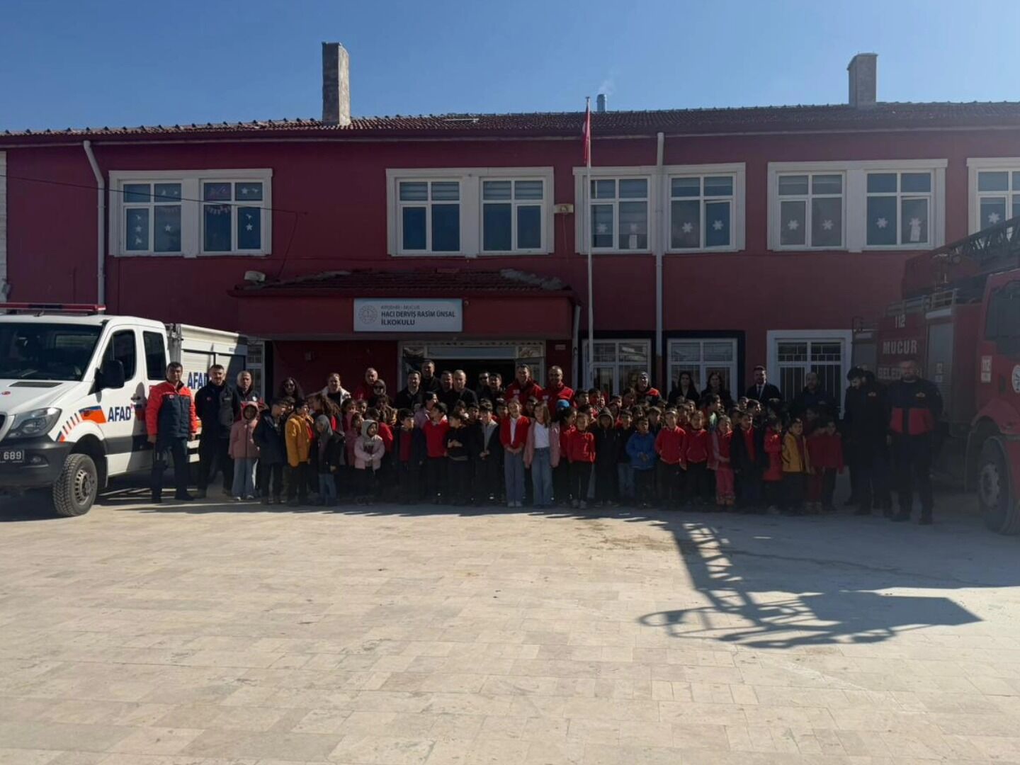 Mucur’da Öğrenciler Deprem Ve Yangın Tatbikatında Bilinçlendi2