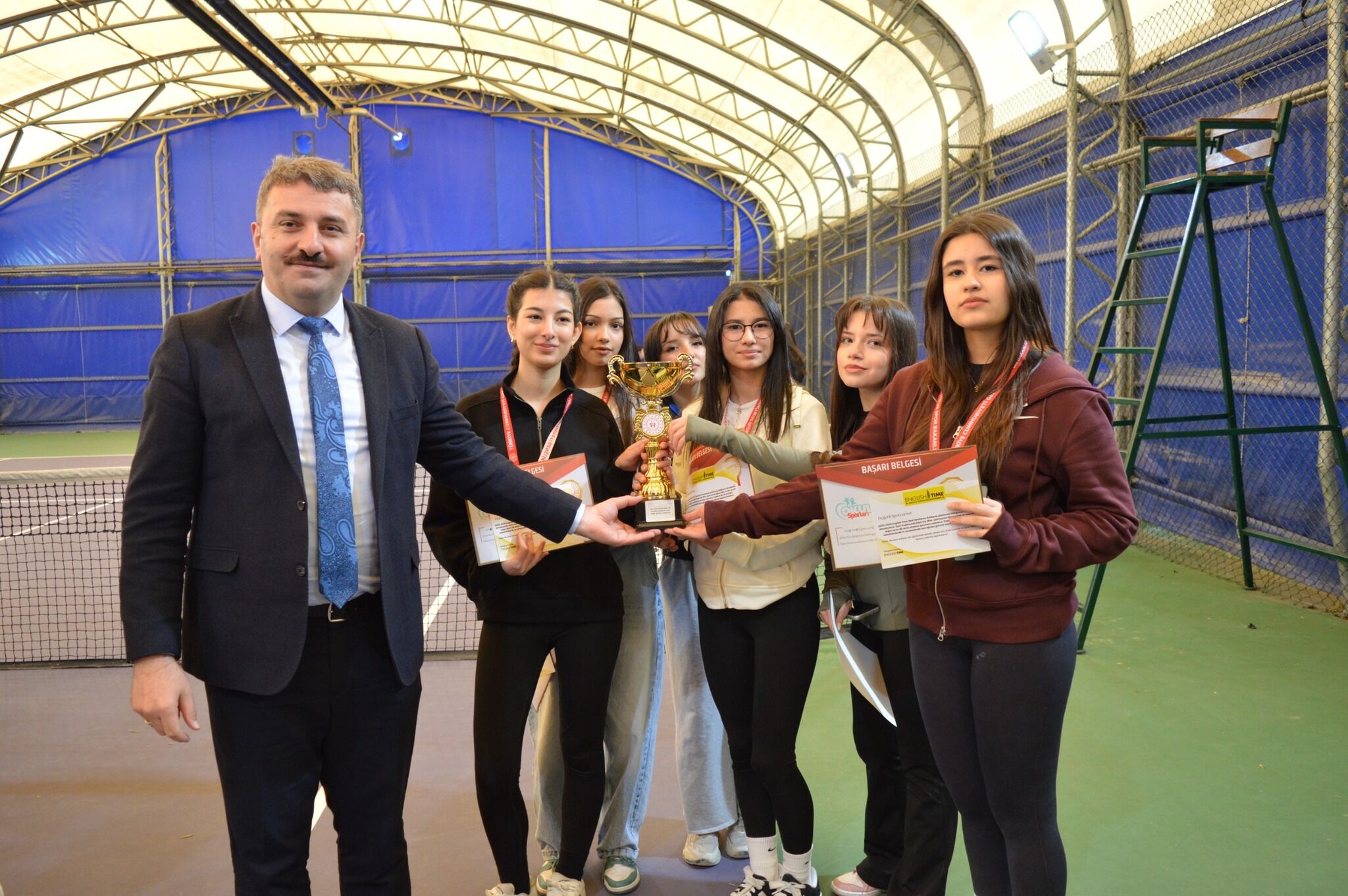 Okul Sporları Tenis Müsabakaları Tamamlandı (6)