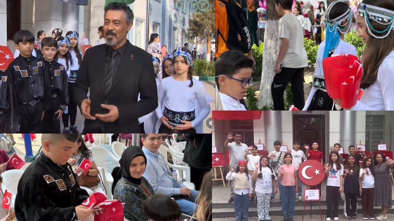 23 Nisan Coşkusu Sınırları Aştı: Kırşehirli Öğrenciler Türkmenistan’daydı