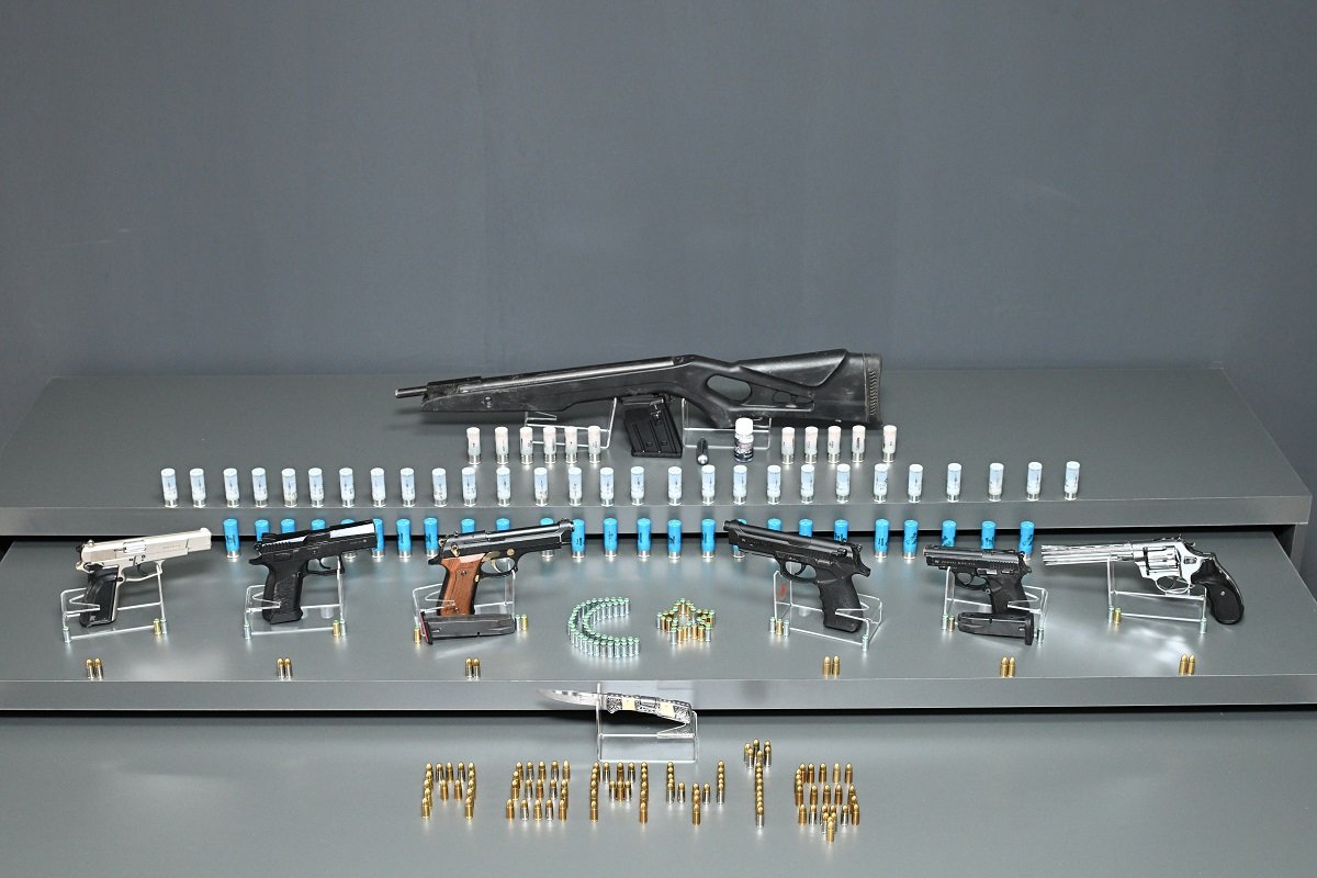 Kırşehir’de şok uygulamada silah ve mühimmat ele geçirildi