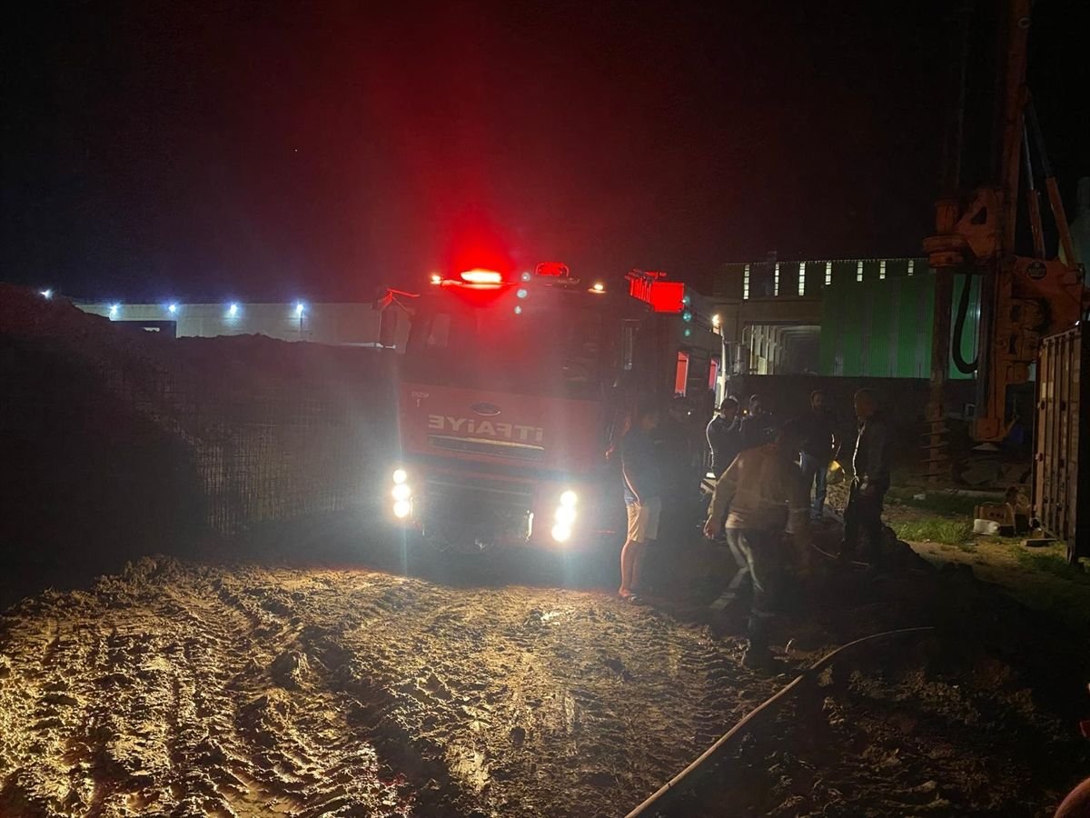 Şantiye Konteynerinde Yangın Can Aldı