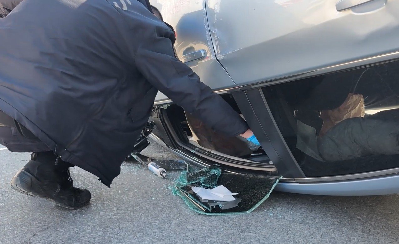 Kentpark’ta Feci Kaza: Araç Takla Attı