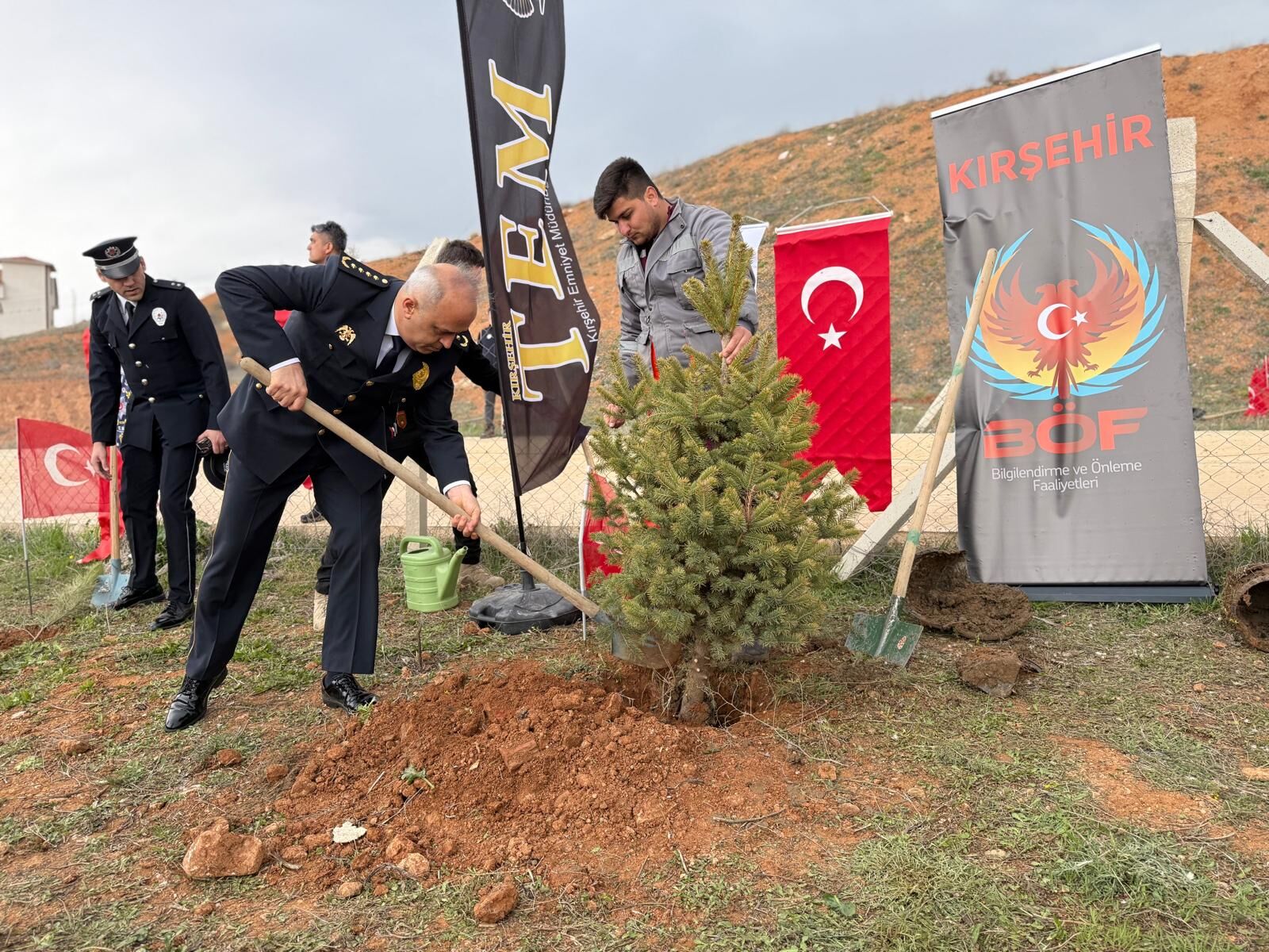 Kırşehir’de 181’Inci Yıla Özel 181 Fidan Toprakla Buluştu