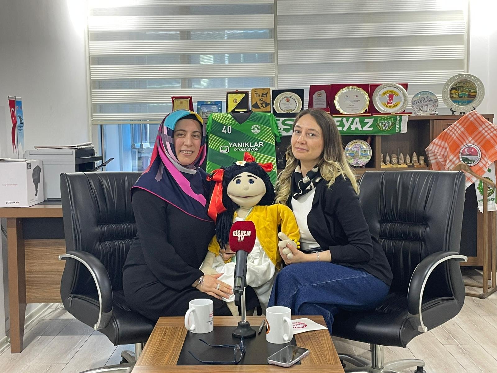 Kırşehir ve Anadolu’nun ilk Vantrolog Sanatçısı Kale, Çiğdem Gazetesi’nde!