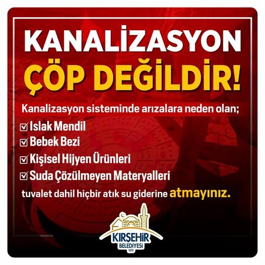 Kırşehir Belediyesi’nden Vatandaşlara