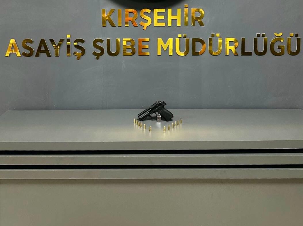 Kırşehir’de ruhsatsız silah operasyonu