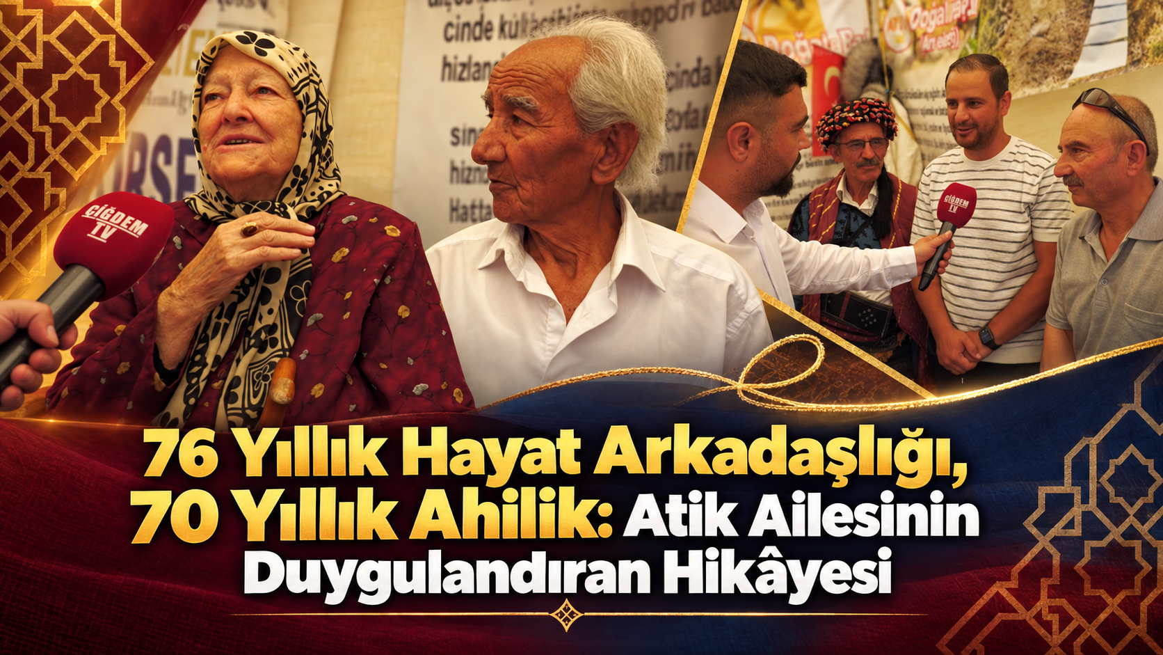76 Yıllık Hayat Arkadaşlığı, 70 Yıllık Ahilik: Atik Ailesinin Duygulandıran Hikâyesi