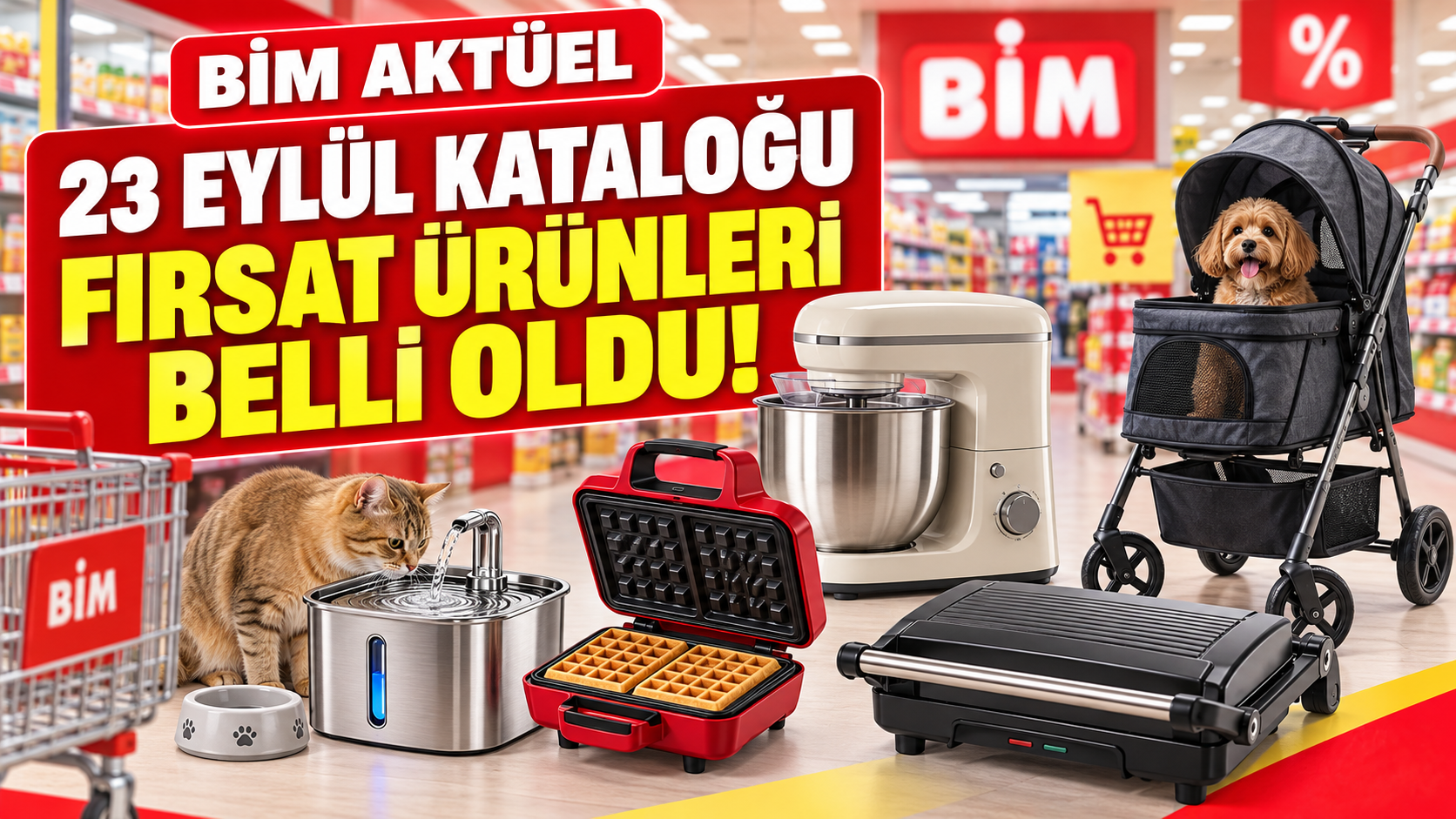 BİM 23 Eylül Aktüel Ürünler Kataloğu Yayınlandı: Bu Ürünler Kapış Kapış Gidecek!