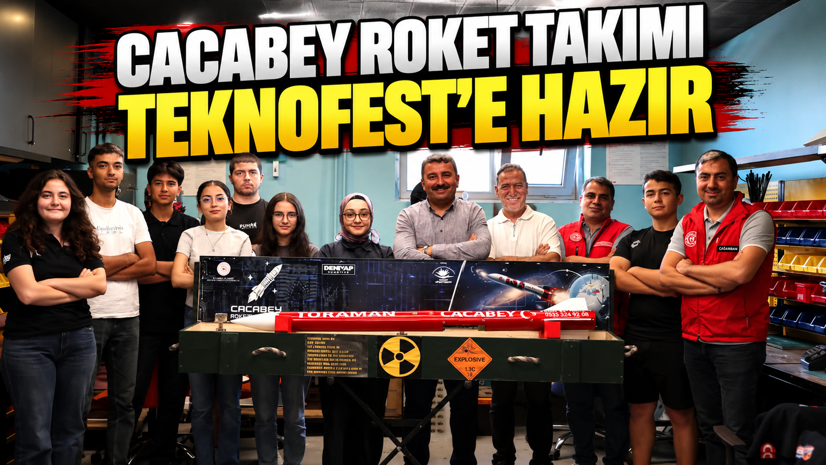 Cacabey Roket Takımı TEKNOFEST’e hazır