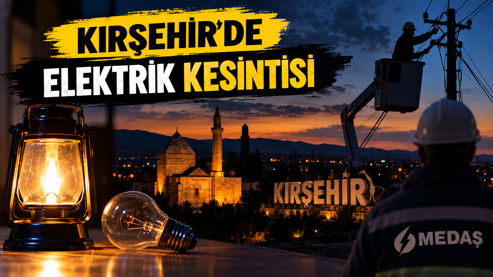 Kırşehir'de Pazartesi Elektrik Kesintisi!