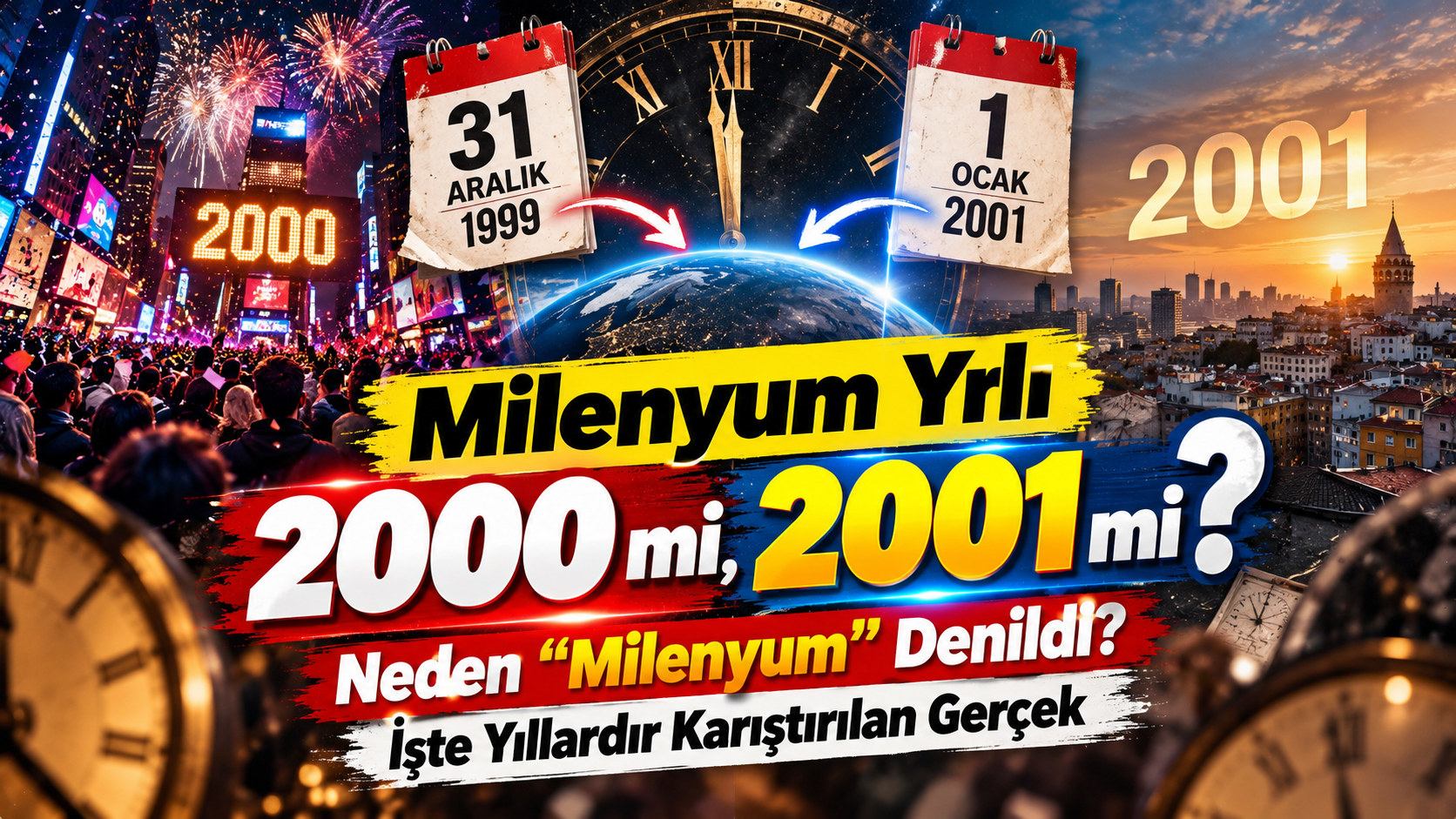 Milenyum Yılı 2000 mi, 2001 mi? Neden “Milenyum” Denildi? İşte Yıllardır Karıştırılan Gerçek