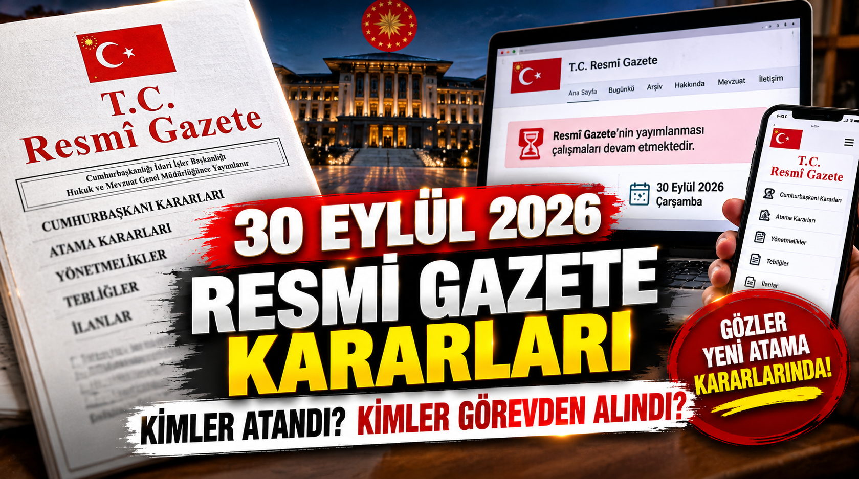 30 Eylül Resmî Gazete kararları yayımlandı mı? 30 Eylül Resmî Gazete kararları ne zaman belli olacak?