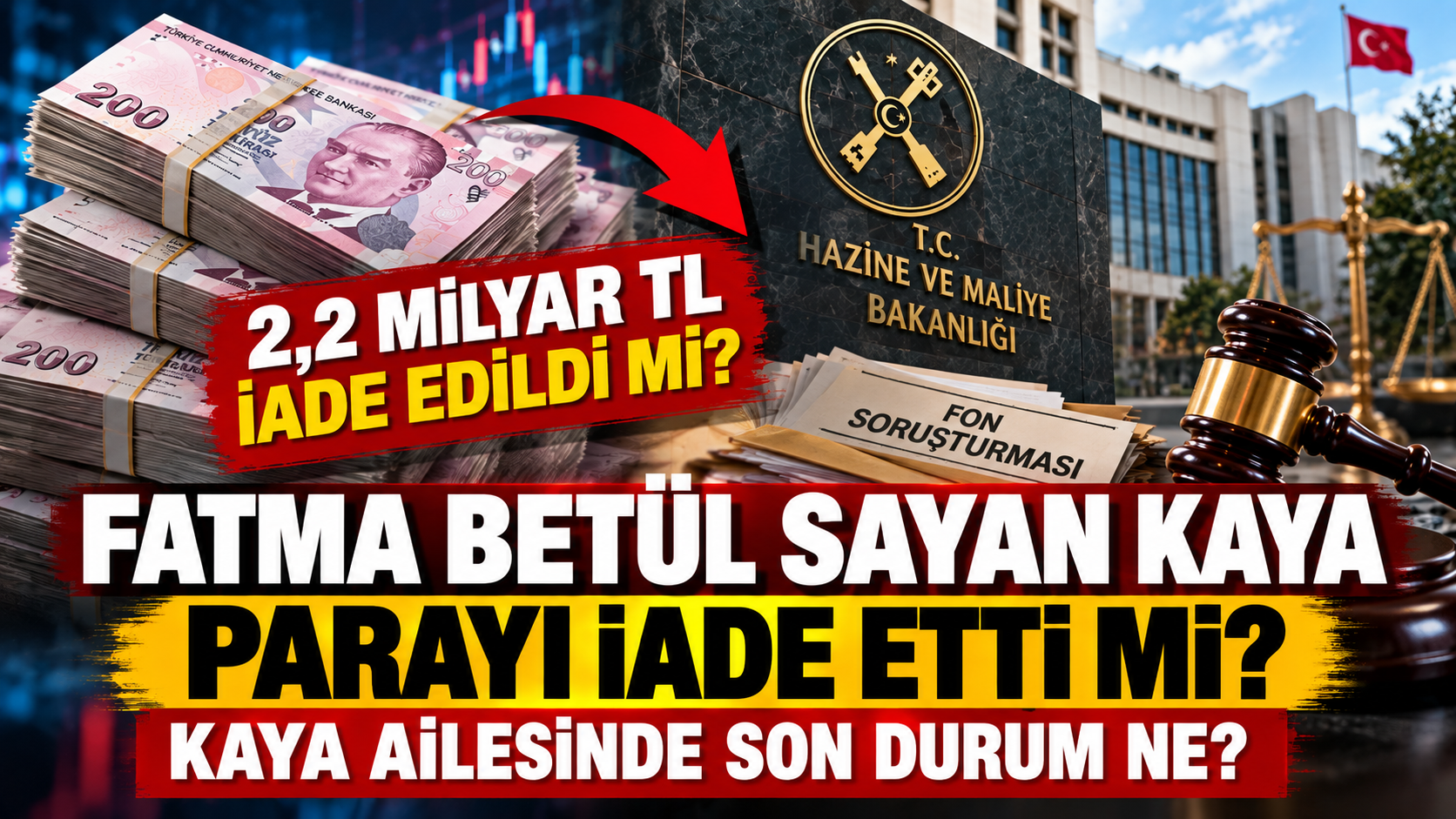 Fatma Betül Sayan Kaya parayı iade etti mi? Kaya ailesinde son durum ne? Mal varlığı donduruldu mu?