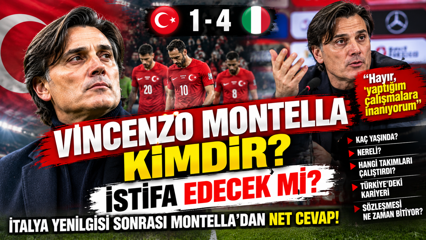 Vincenzo Montella kimdir? İstifa edecek mi? Montella’nın sözleşmesi ne zaman bitiyor?