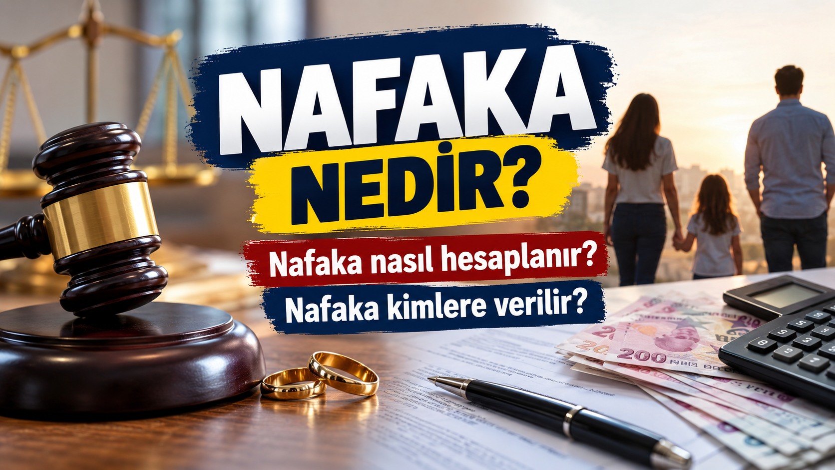 Nafaka nedir? Nafaka nasıl hesaplanır, kimlere verilir? Çalışan eş nafaka alabilir mi?