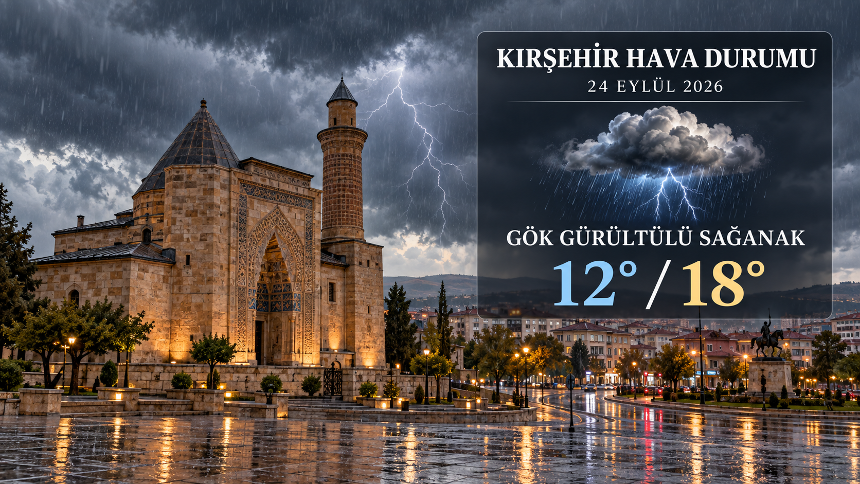 Kırşehir’de bugün yağmur yağacak mı? 24 Eylül Kırşehir hava durumu!.. Kırşehir Hava Durumu