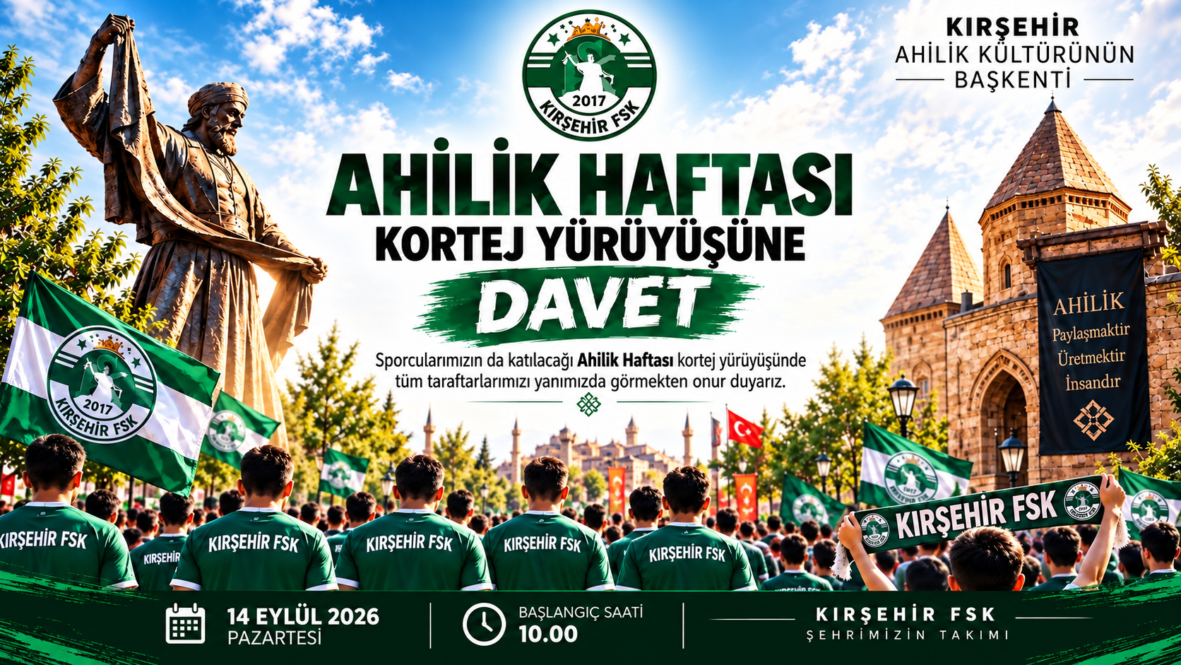 Kırşehirspor’dan taraftara birlik çağrısı