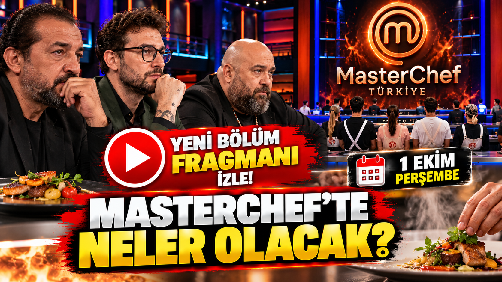 MasterChef Türkiye yeni bölüm fragmanı izle! 1 Ekim MasterChef’te neler olacak?
