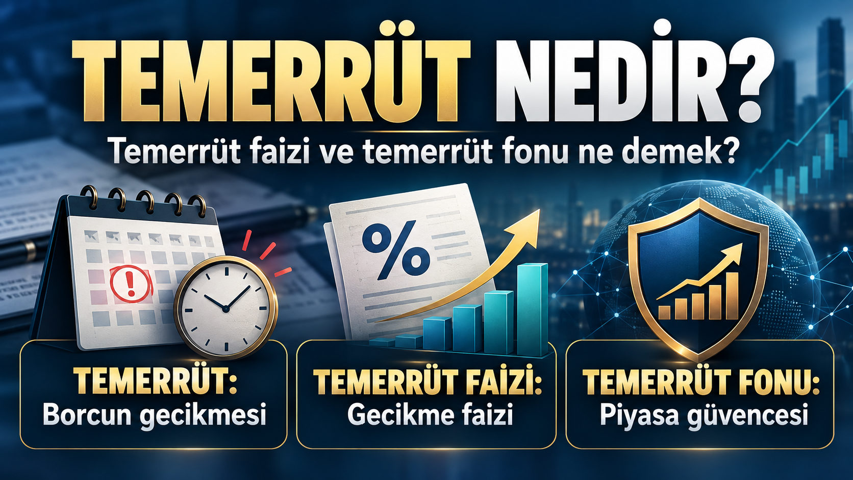 Temerrüt nedir, temerrüt faizi nasıl işler? Temerrüt fonu ne anlama geliyor?