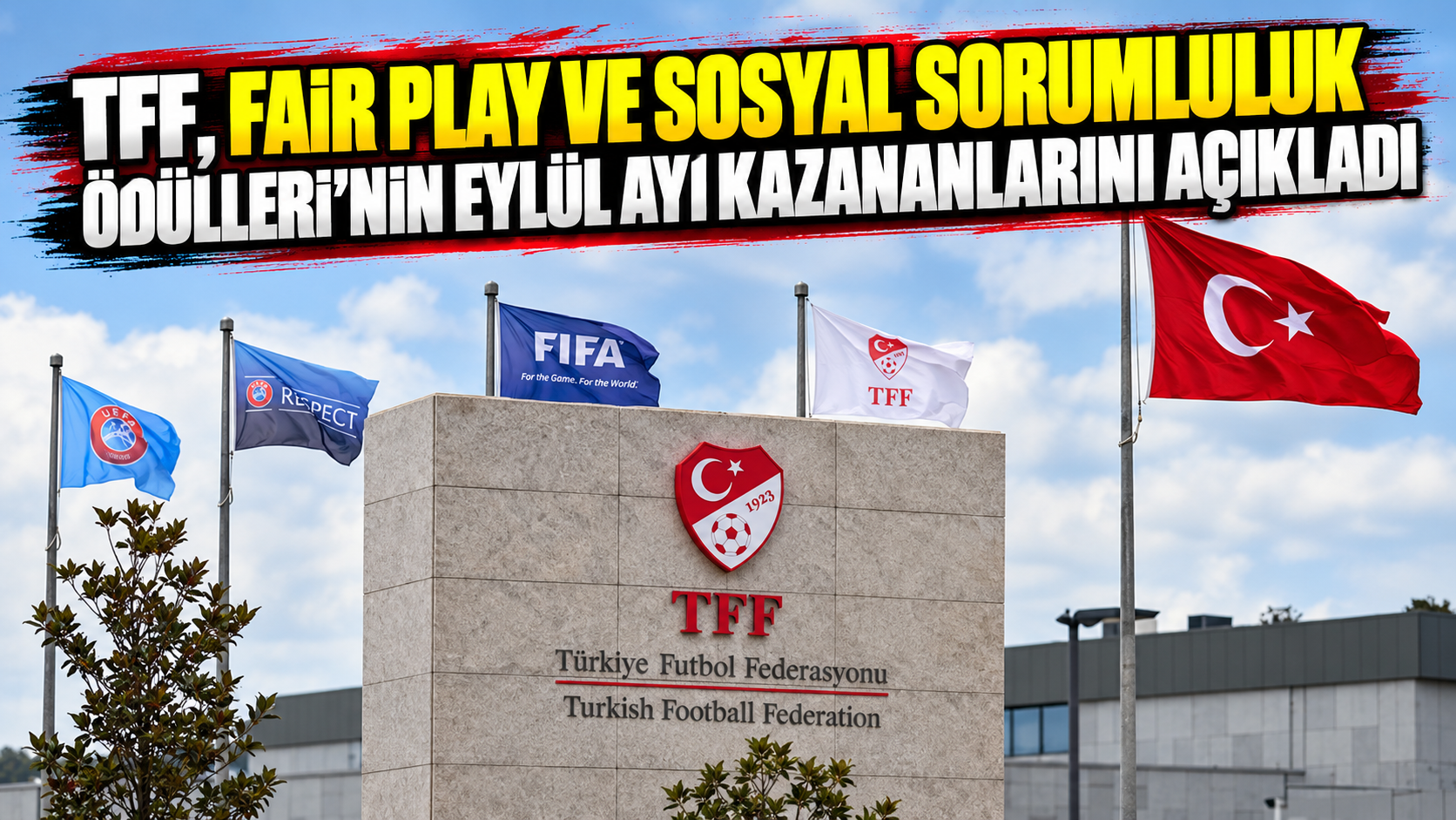 TFF, Fair Play ve Sosyal Sorumluluk Ödülleri'nin Eylül ayı kazananlarını açıkladı
