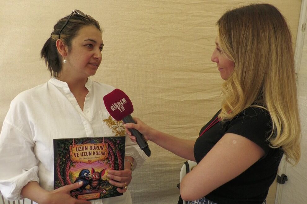 Tuğba Tekin ilk çocuk kitabıyla Ahi Kitap Fuarı’nda okuyucularıyla buluştu