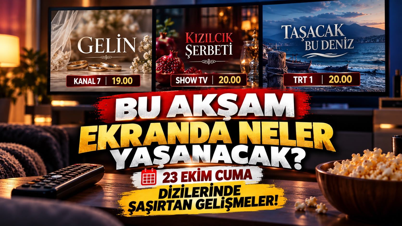 Bu Akşam Ekranda Neler Yaşanacak? 23 Ekim Cuma Dizilerinde Şaşırtan Gelişmeler!