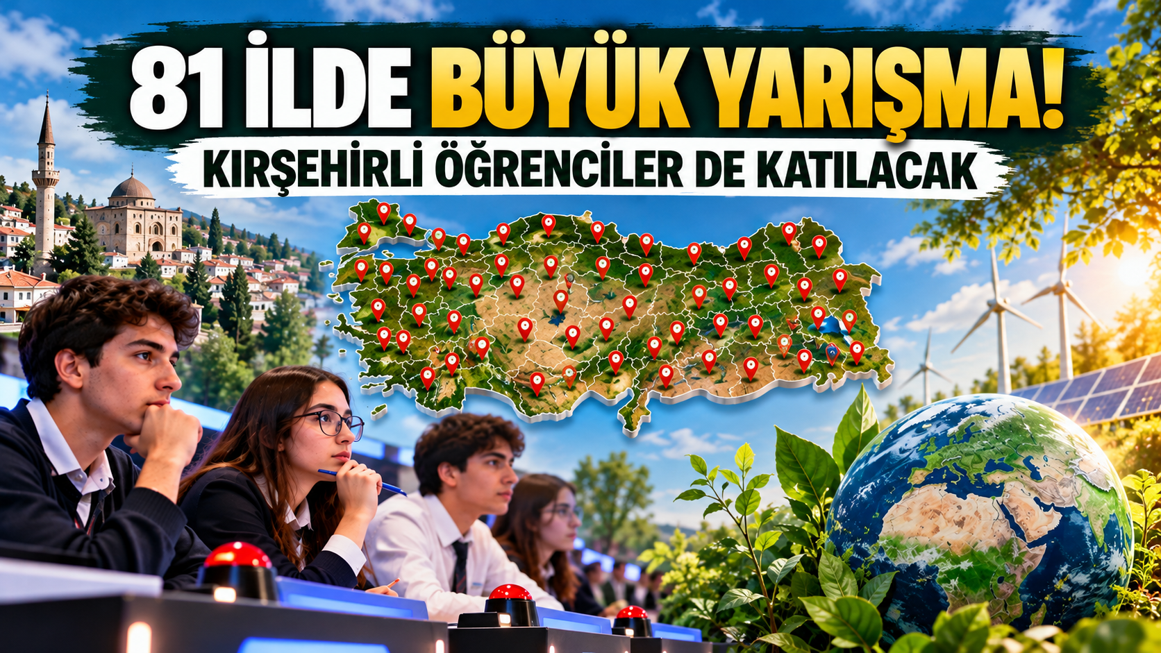 81 İlde Büyük Yarışma! Kırşehirli Öğrenciler de Katılacak