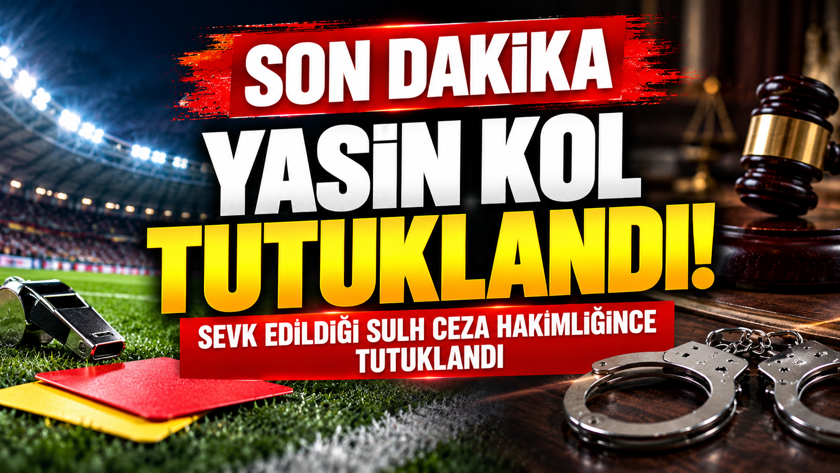 Süper Lig hakemi Yasin Kol tutuklandı! Yasin Kol kimdir? Yasin Kol neden tutuklandı?