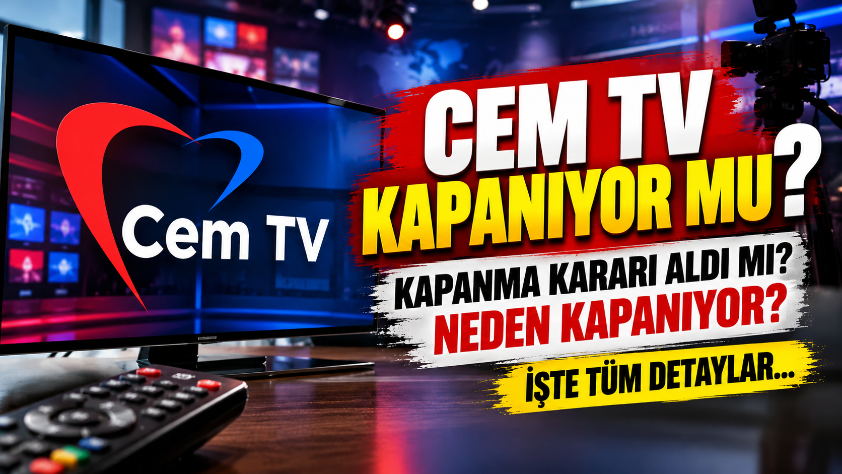 Cem TV kapanıyor mu? Kapanma kararı aldı mı? Cem TV neden kapanıyor? Cem TV ne zaman kapanacak?