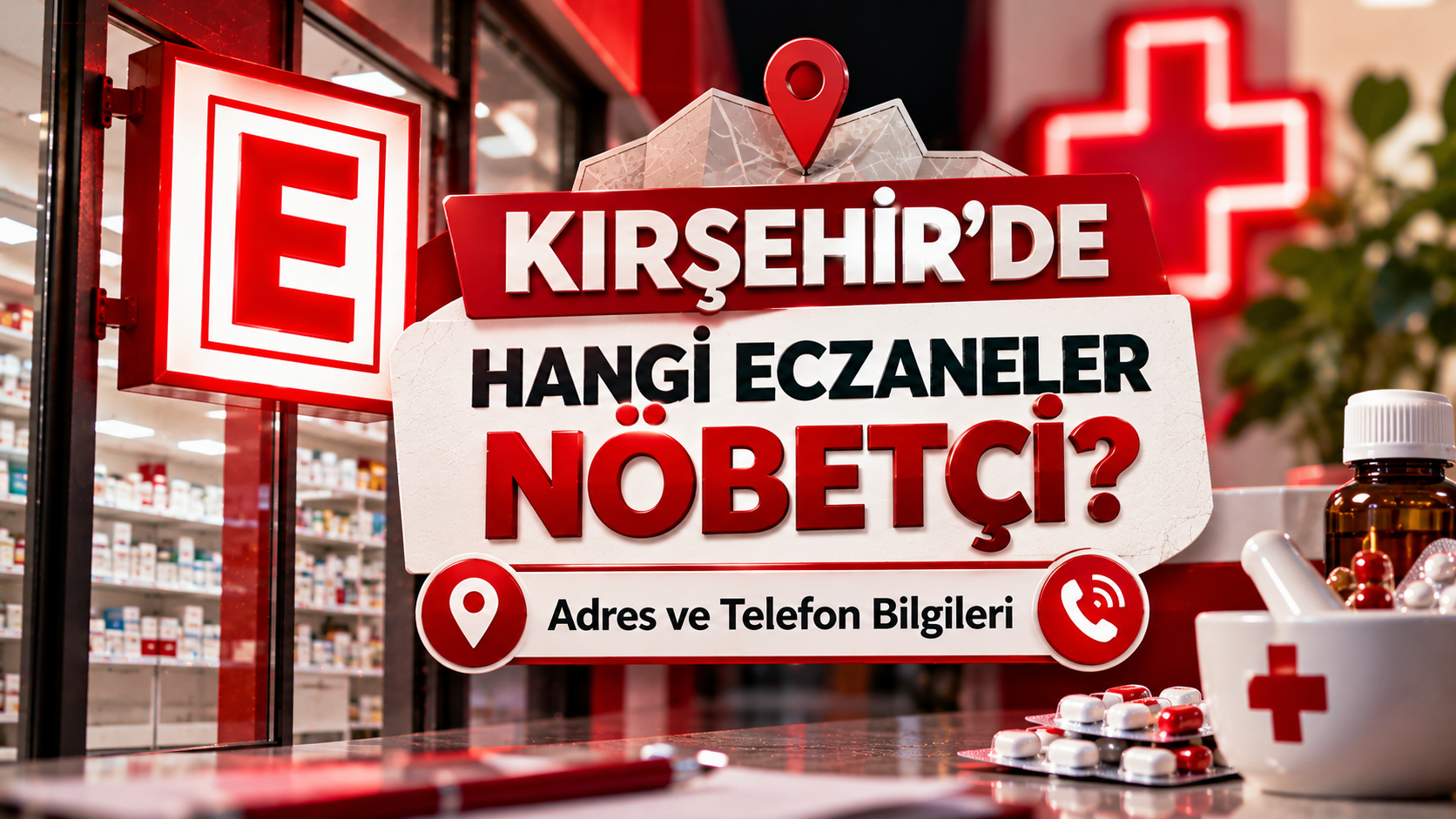14 Ekim Çarşamba Günü Kırşehir'de Nöbetçi Eczane