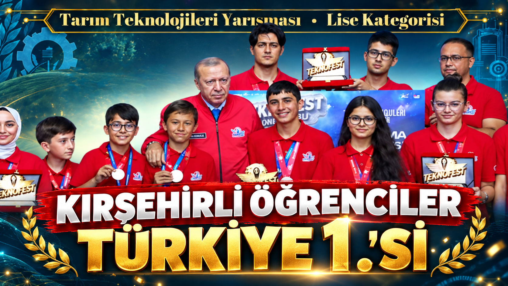 Kırşehirli Öğrenciler TEKNOFEST 2026’da Türkiye Birincisi Oldu!