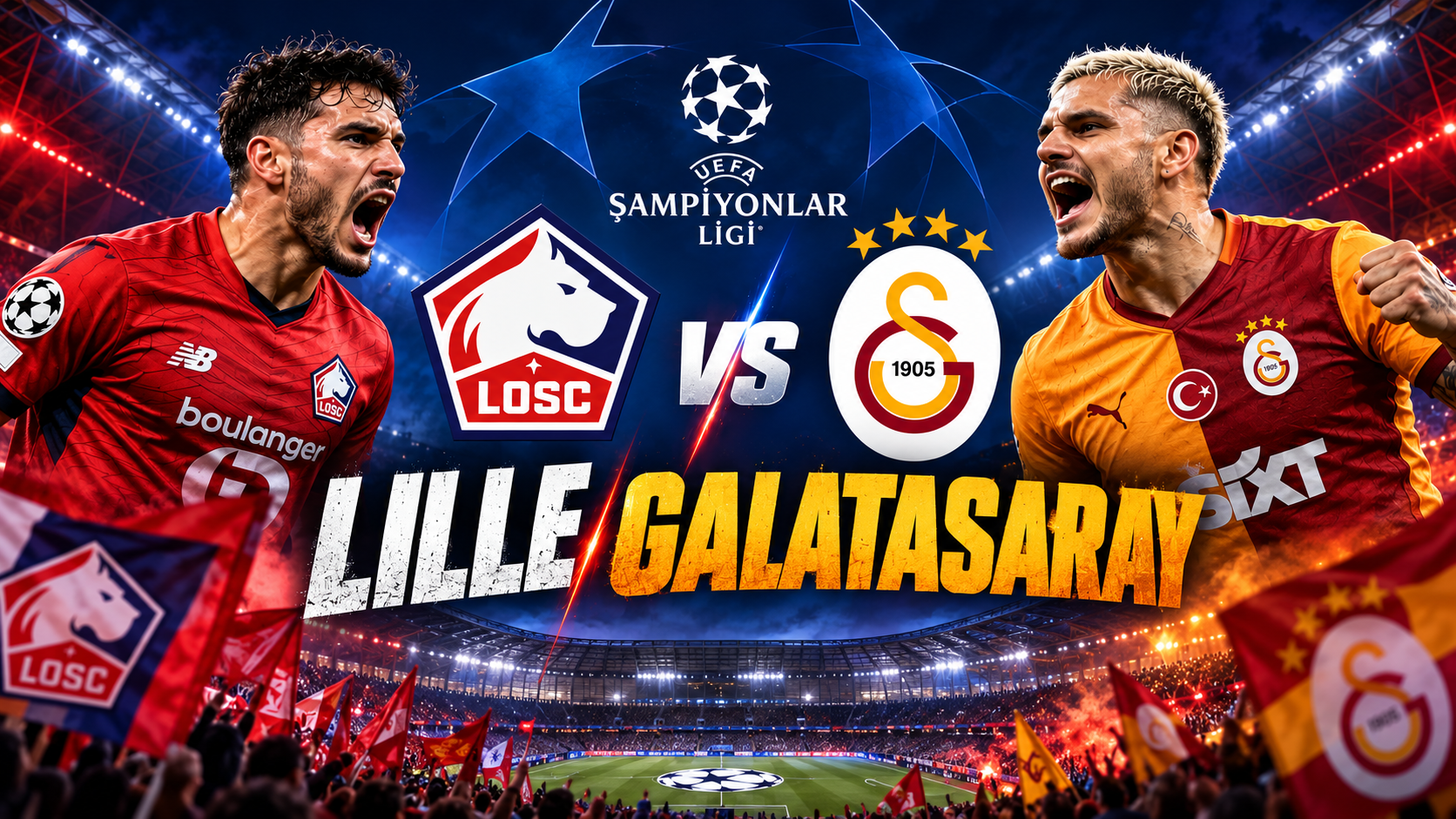 Lille Galatasaray Maçı Ne Zaman, Saat Kaçta, Hangi Kanalda? Şifresiz mi?
