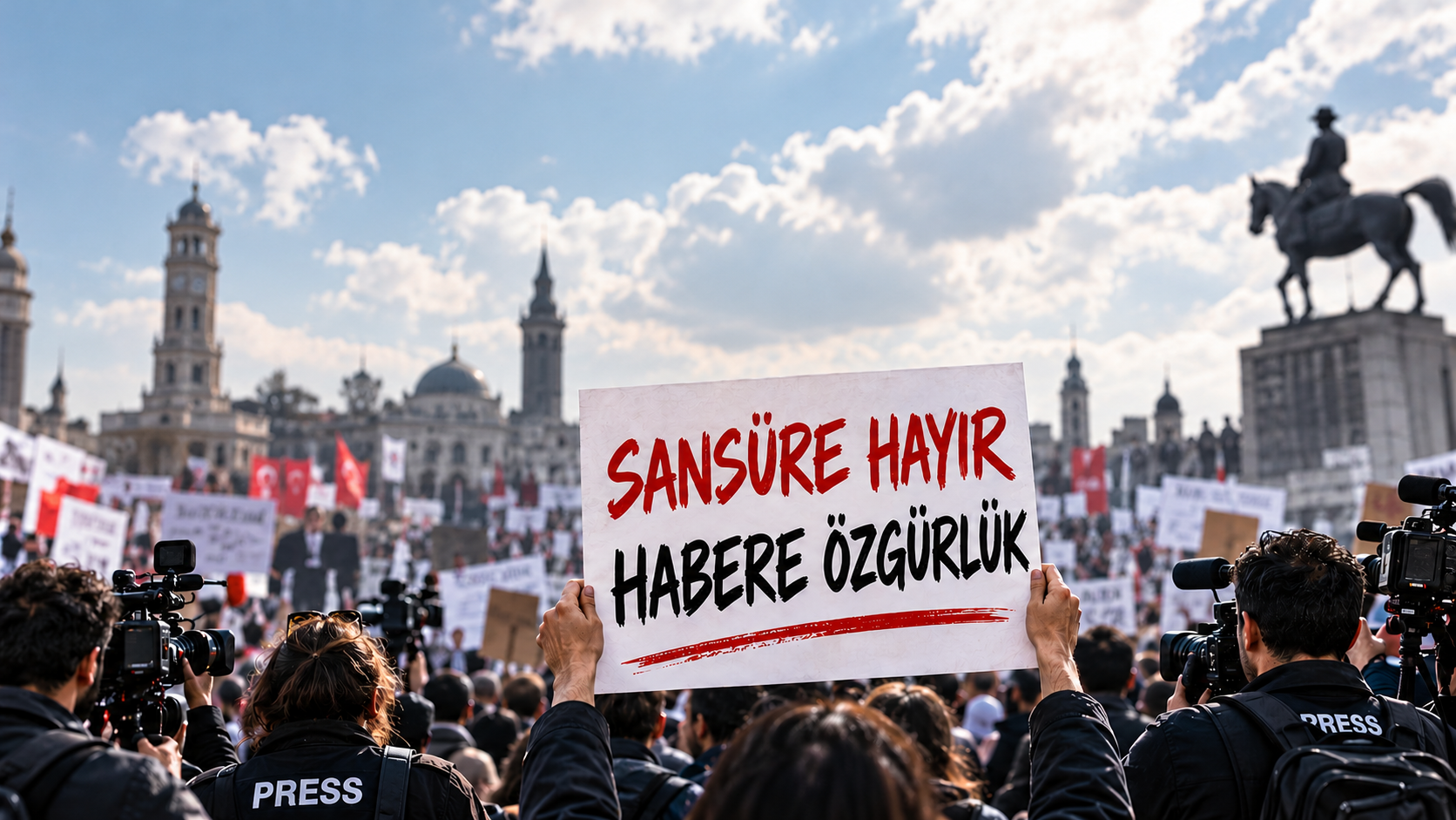 Gazeteciler Alanlara Çıkıyor: “Sansüre Hayır, Habere Özgürlük”