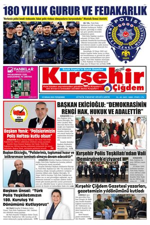 10.04.2025 Kırşehir Çiğdem Gazetesi