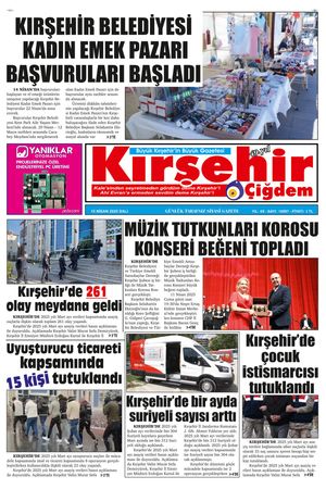 15.04.2025 Kırşehir Çiğdem Gazetesi